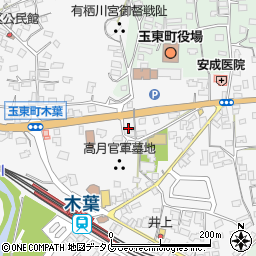 熊本県玉名郡玉東町木葉767周辺の地図