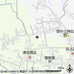 熊本県玉名市岱明町中土29周辺の地図