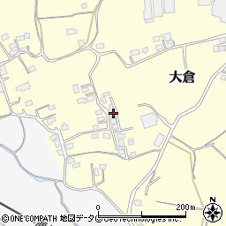 熊本県玉名市大倉307周辺の地図