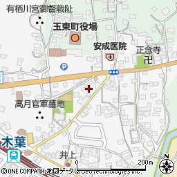 熊本県玉名郡玉東町木葉692周辺の地図