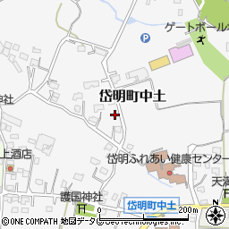 熊本県玉名市岱明町中土702周辺の地図