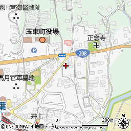 熊本県玉名郡玉東町木葉695周辺の地図