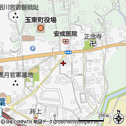 熊本県玉名郡玉東町木葉695周辺の地図