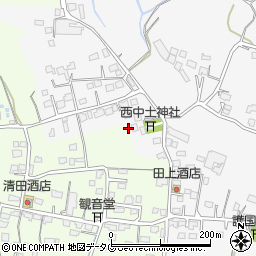 熊本県玉名市岱明町中土148周辺の地図