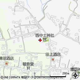 熊本県玉名市岱明町中土147周辺の地図
