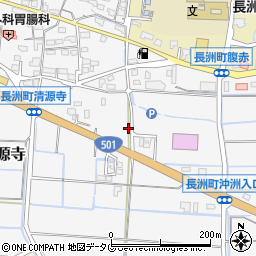 熊本県玉名郡長洲町清源寺3069周辺の地図