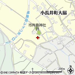 大久保公民館周辺の地図