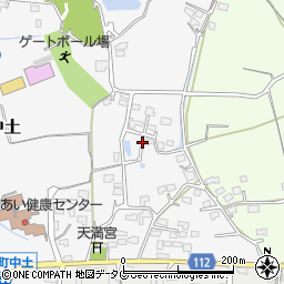 熊本県玉名市岱明町中土1139周辺の地図