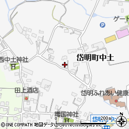 熊本県玉名市岱明町中土728周辺の地図