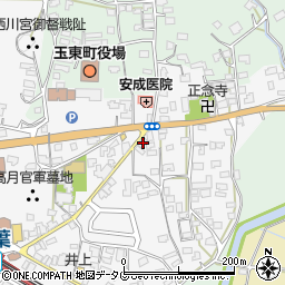 熊本県玉名郡玉東町木葉695-1周辺の地図