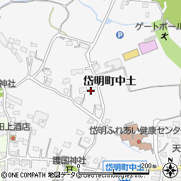 熊本県玉名市岱明町中土701-1周辺の地図