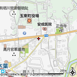 熊本県玉名郡玉東町木葉694周辺の地図