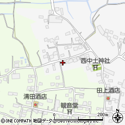 熊本県玉名市岱明町中土128周辺の地図