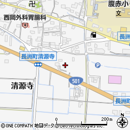 熊本県玉名郡長洲町清源寺3078周辺の地図