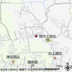 熊本県玉名市岱明町中土141周辺の地図
