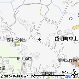 熊本県玉名市岱明町中土730周辺の地図
