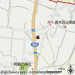 昭和シェル西合志ＳＳ周辺の地図