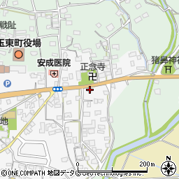 熊本県玉名郡玉東町木葉718-2周辺の地図