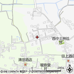 熊本県玉名市岱明町中土32周辺の地図