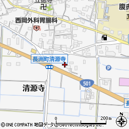 熊本県玉名郡長洲町清源寺3082周辺の地図