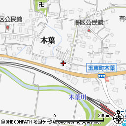 熊本県玉名郡玉東町木葉532周辺の地図