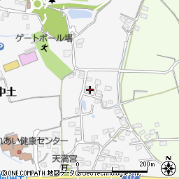 熊本県玉名市岱明町中土1146周辺の地図
