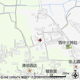 熊本県玉名市岱明町中土33周辺の地図