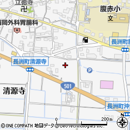 熊本県玉名郡長洲町清源寺3075周辺の地図