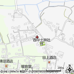 熊本県玉名市岱明町中土152周辺の地図