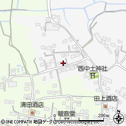 熊本県玉名市岱明町中土118周辺の地図