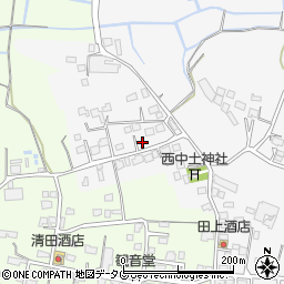熊本県玉名市岱明町中土116周辺の地図