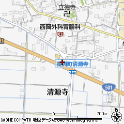 熊本県玉名郡長洲町清源寺3188周辺の地図