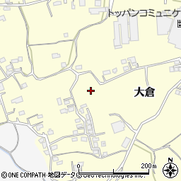 熊本県玉名市大倉395周辺の地図