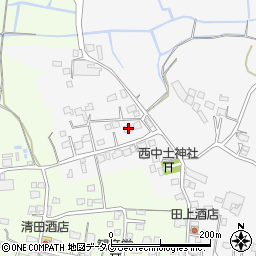 熊本県玉名市岱明町中土109周辺の地図