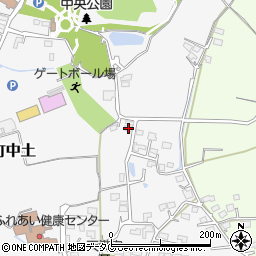 熊本県玉名市岱明町中土1130周辺の地図