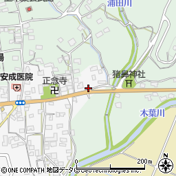 熊本県玉名郡玉東町木葉734周辺の地図