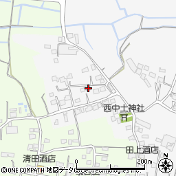 熊本県玉名市岱明町中土115周辺の地図