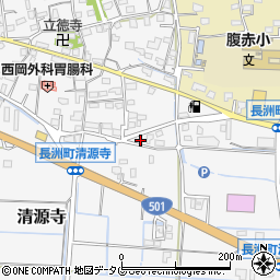 熊本県玉名郡長洲町清源寺2753周辺の地図