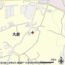 熊本県玉名市大倉73-3周辺の地図