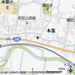 熊本県玉名郡玉東町木葉36-1周辺の地図