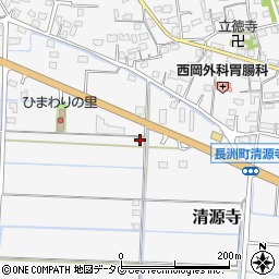 熊本県玉名郡長洲町清源寺3211周辺の地図