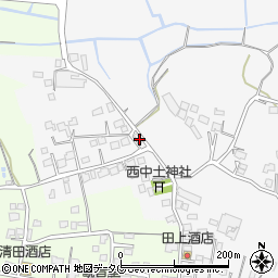 熊本県玉名市岱明町中土170周辺の地図