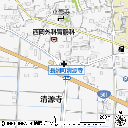 熊本県玉名郡長洲町清源寺3271周辺の地図
