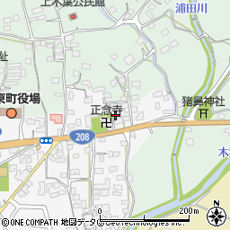 熊本県玉名郡玉東町木葉747周辺の地図