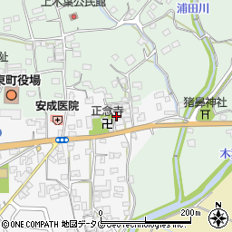 熊本県玉名郡玉東町木葉747周辺の地図