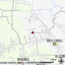 熊本県玉名市岱明町中土75周辺の地図