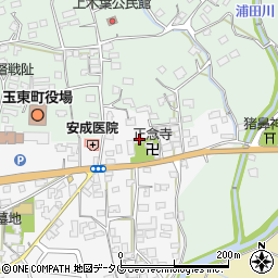 熊本県玉名郡玉東町木葉749周辺の地図