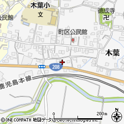 熊本県玉名郡玉東町木葉13周辺の地図