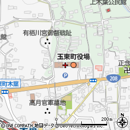 熊本県玉名郡玉東町木葉759周辺の地図