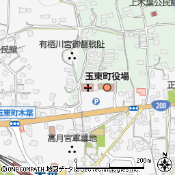 熊本県玉名郡玉東町木葉764周辺の地図